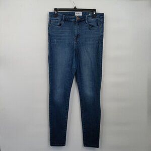 William Rast Sculpted High-Rise Jeans Stretch Slim Skinny Ankle Denim 29 Womens
